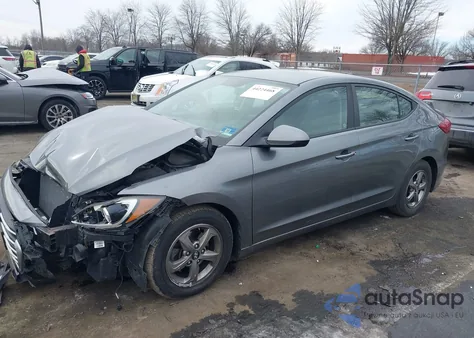 2018 Hyundai Elantra Eco z USA, uszkodzony, nr VIN 5NPD94LA5JH343250